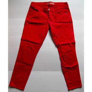 Old Navy Rock Star Bright Red Skinny Pants